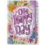Notatnik Peter Pauper Press B6/80/120g linia Oh Happy Day - 2